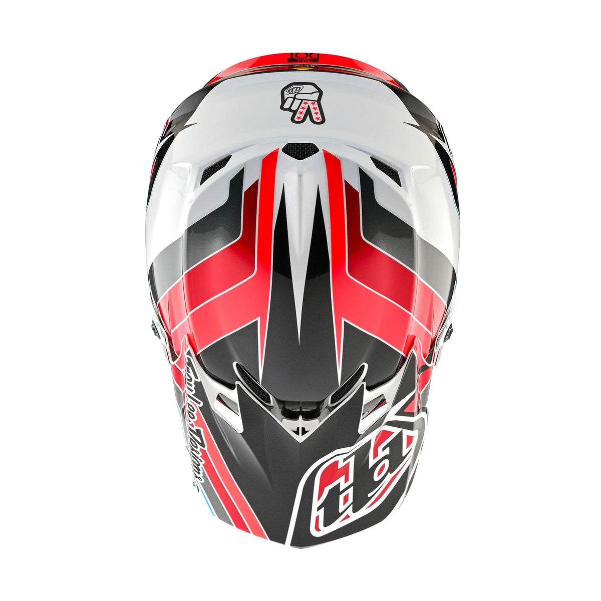 Troy Lee Designs Se4 Polyacrylite Helmet W/Mips - Block - Charcoal / Red