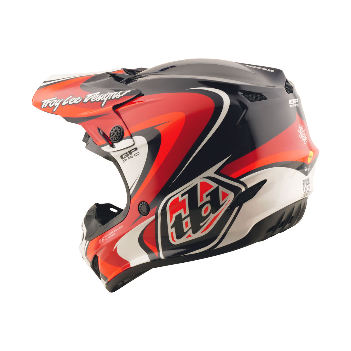 Troy Lee Designs Gp Pro Helmet W/Mips - Crossover - Navy / Red