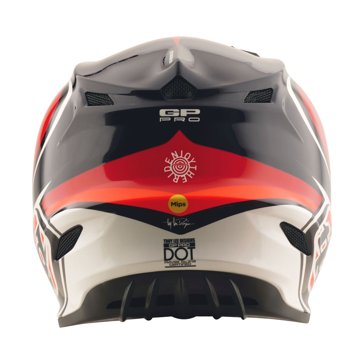 Troy Lee Designs Gp Pro Helmet W/Mips - Crossover - Navy / Red