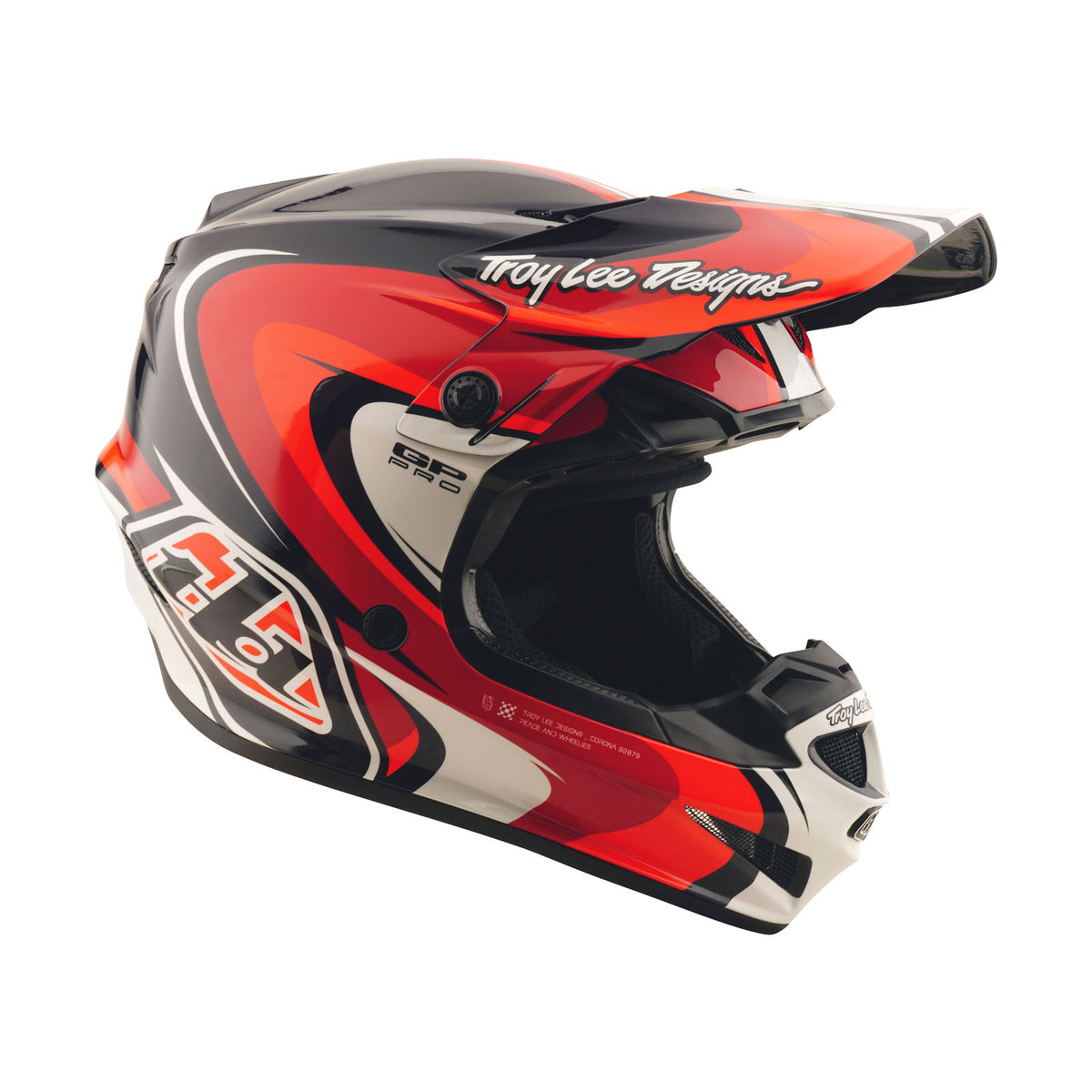Troy Lee Designs Gp Pro Helmet W/Mips - Crossover - Navy / Red