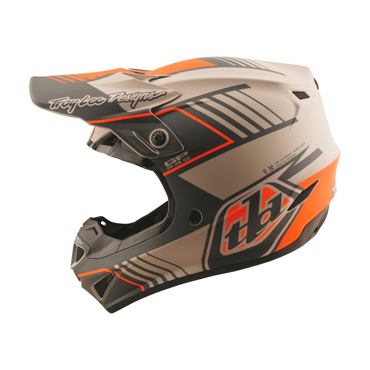 Troy Lee Designs GP Pro Helmet W/ MIPS - Segment - Taupe