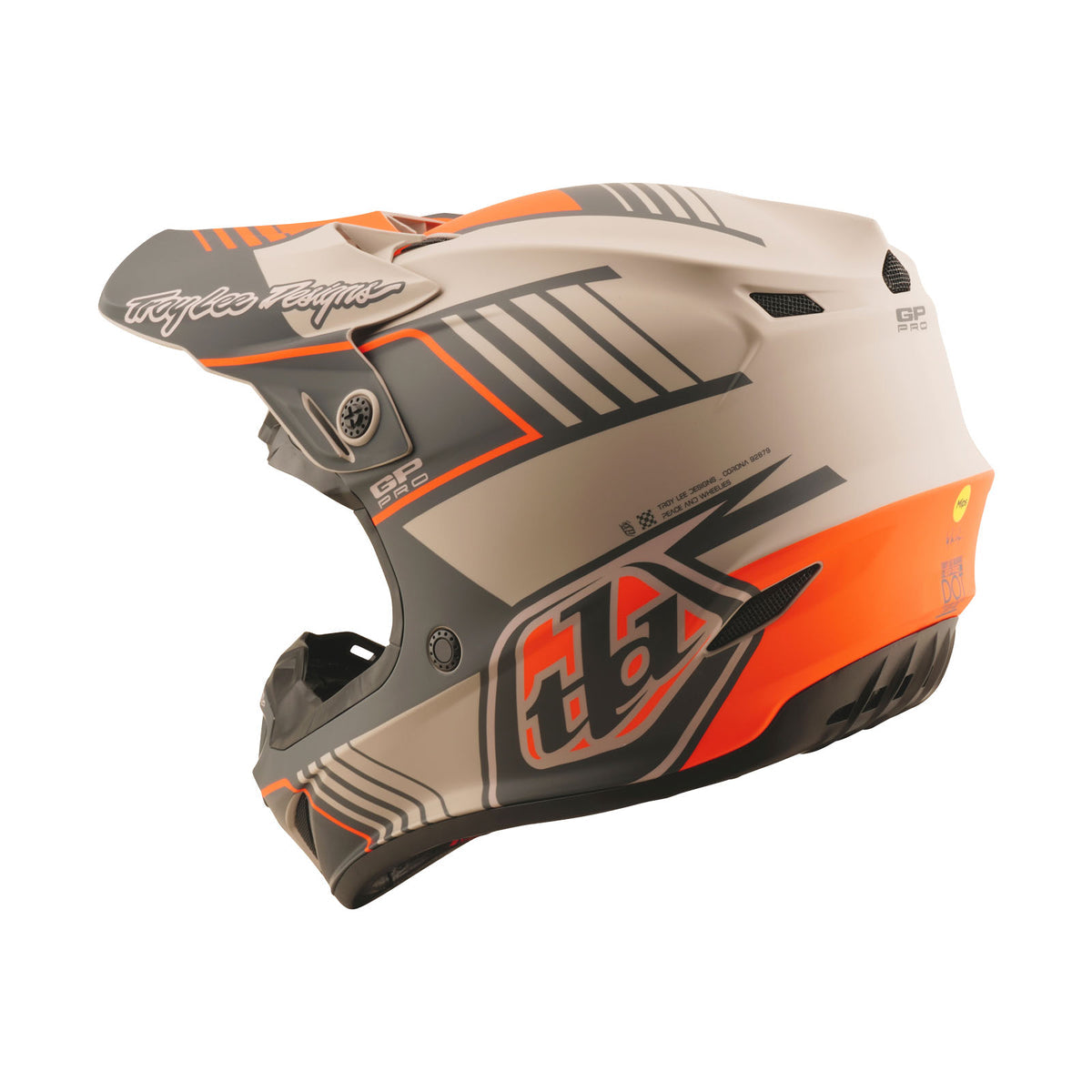 Troy Lee Designs Gp Pro Helmet W/Mips - Segment - Taupe