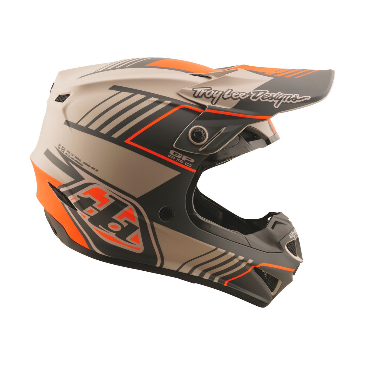 Troy Lee Designs Gp Pro Helmet W/Mips - Segment - Taupe
