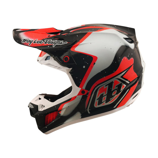 Troy Lee Designs SE5 Carbon Helmet W/ MIPS - Membrane - Black / Red