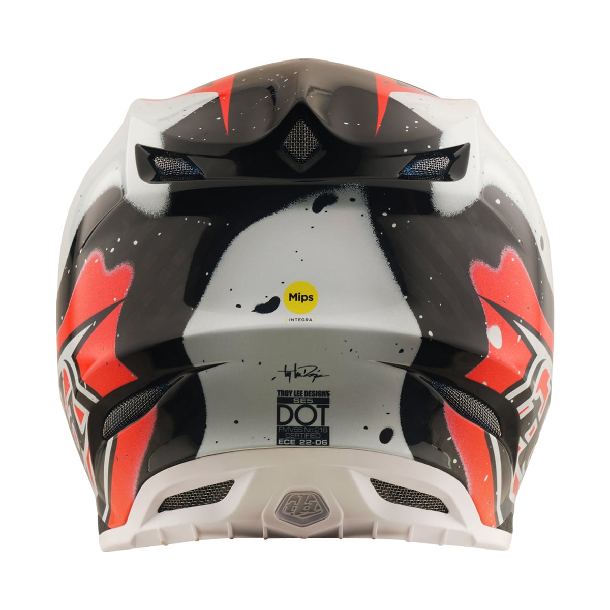 Troy Lee Designs Se5 Carbon Helmet W/Mips - Membrane - Black / Red