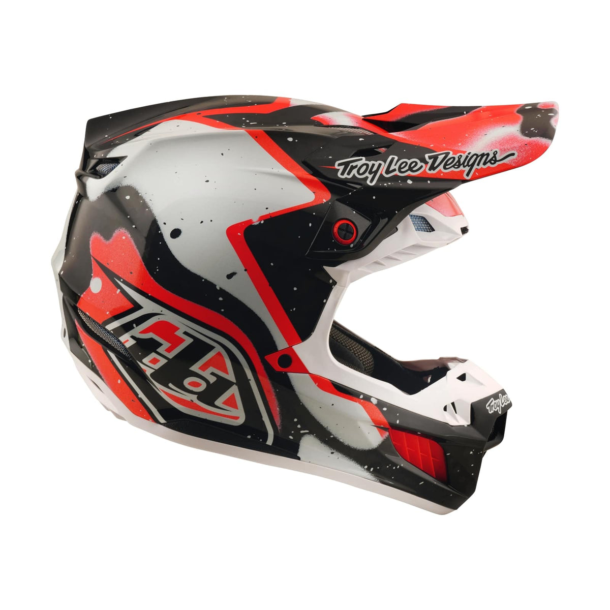Troy Lee Designs Se5 Carbon Helmet W/Mips - Membrane - Black / Red