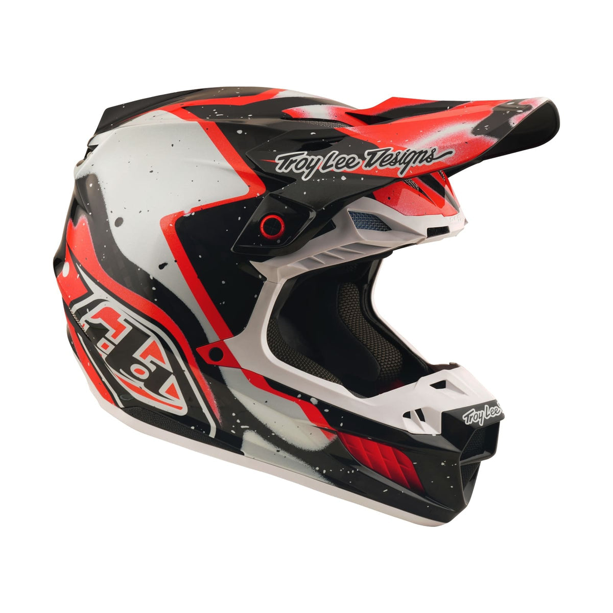 Troy Lee Designs Se5 Carbon Helmet W/Mips - Membrane - Black / Red
