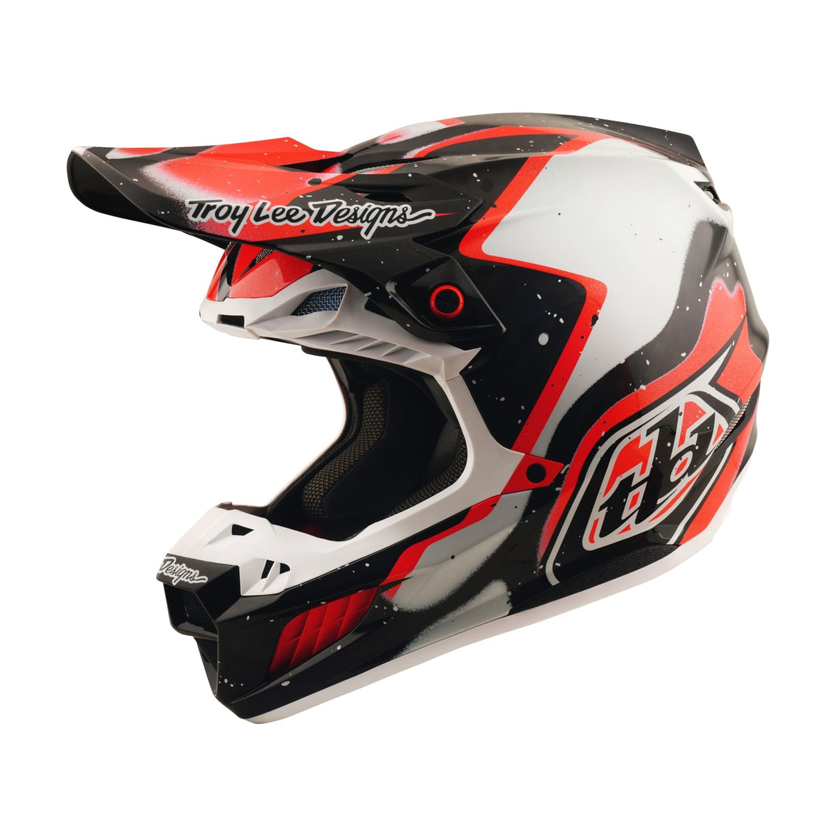 Troy Lee Designs Se5 Carbon Helmet W/Mips - Membrane - Black / Red