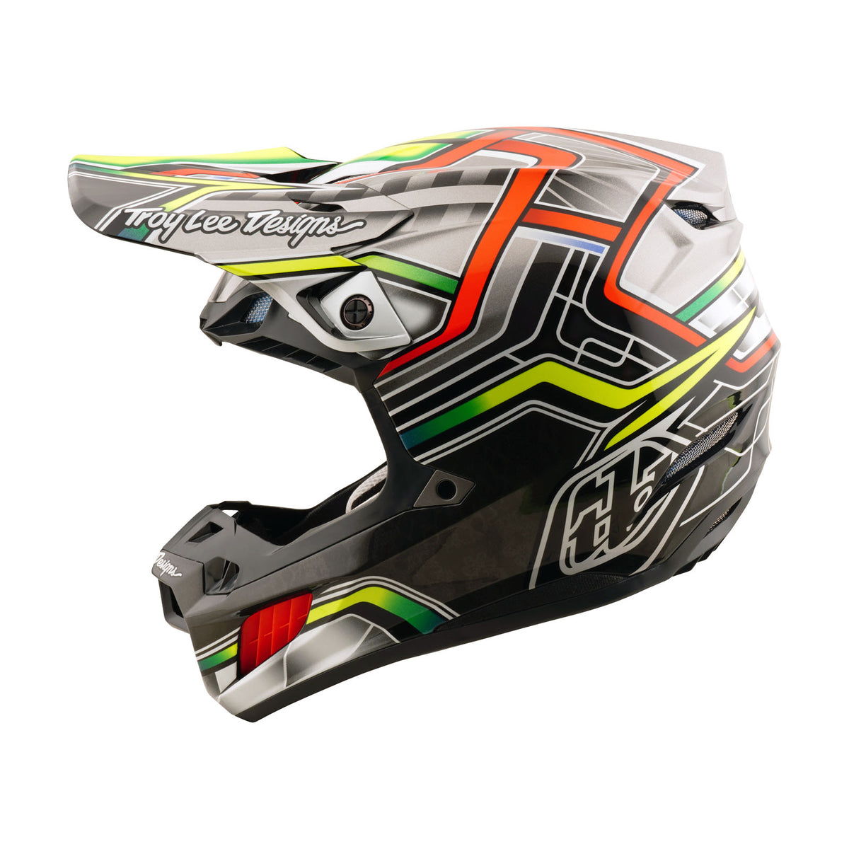 Troy Lee Designs SE5 Composite Helmet - Lowrider - Gray
