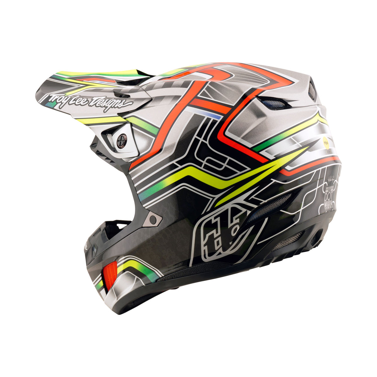 Troy Lee Designs Se5 Composite Helmet - Lowrider - Gray