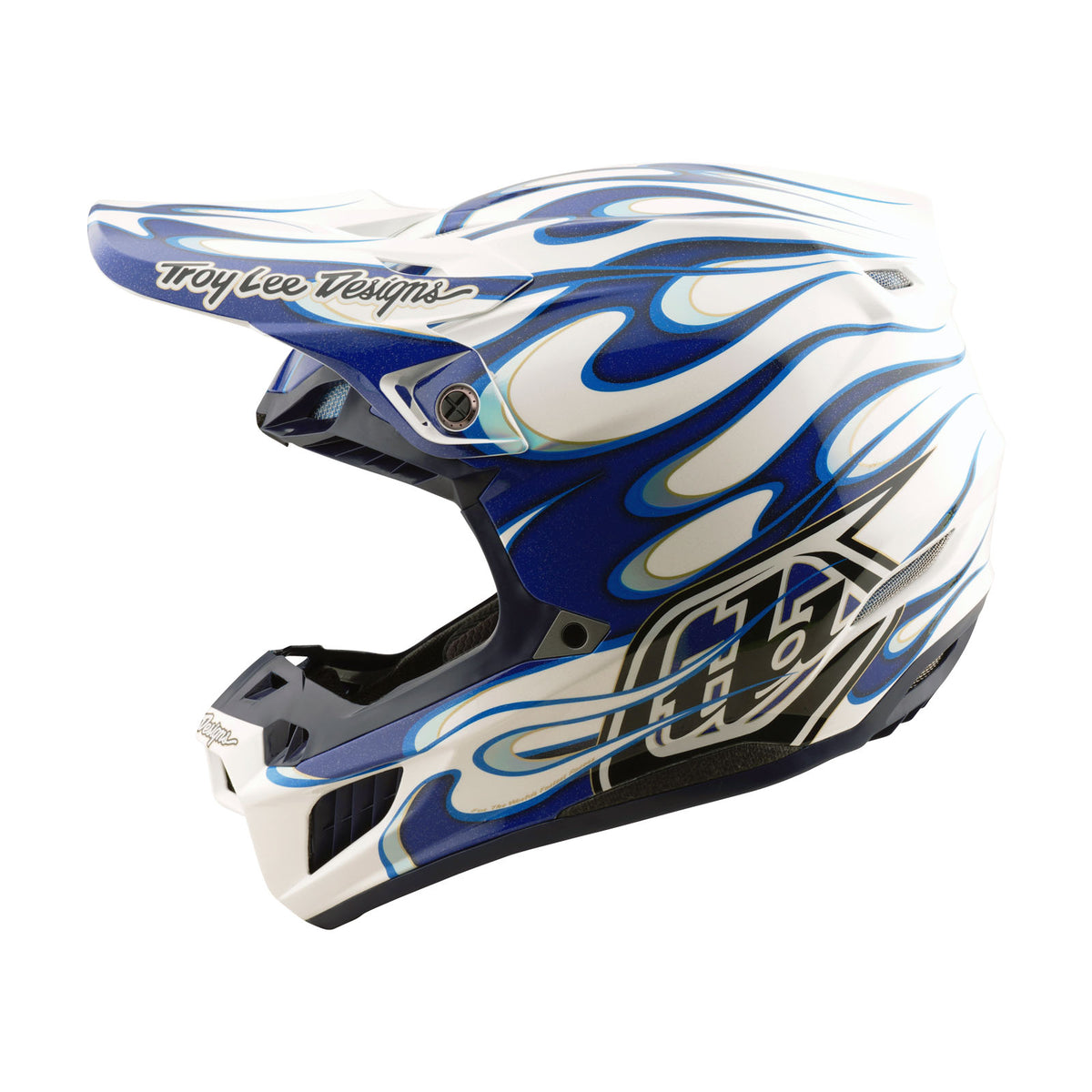 Troy Lee Designs SE5 Composite Helmet W/ MIPS - Torched - Blue