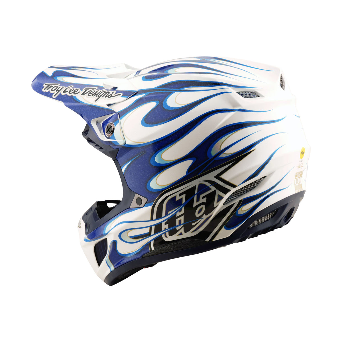 Troy Lee Designs Se5 Composite Helmet W/Mips - Torched - Blue