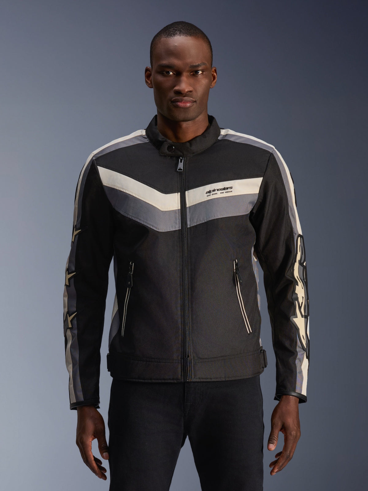 Alpinestars T-Dyno Wr Jacket - Black/Dark Gray/Ecru