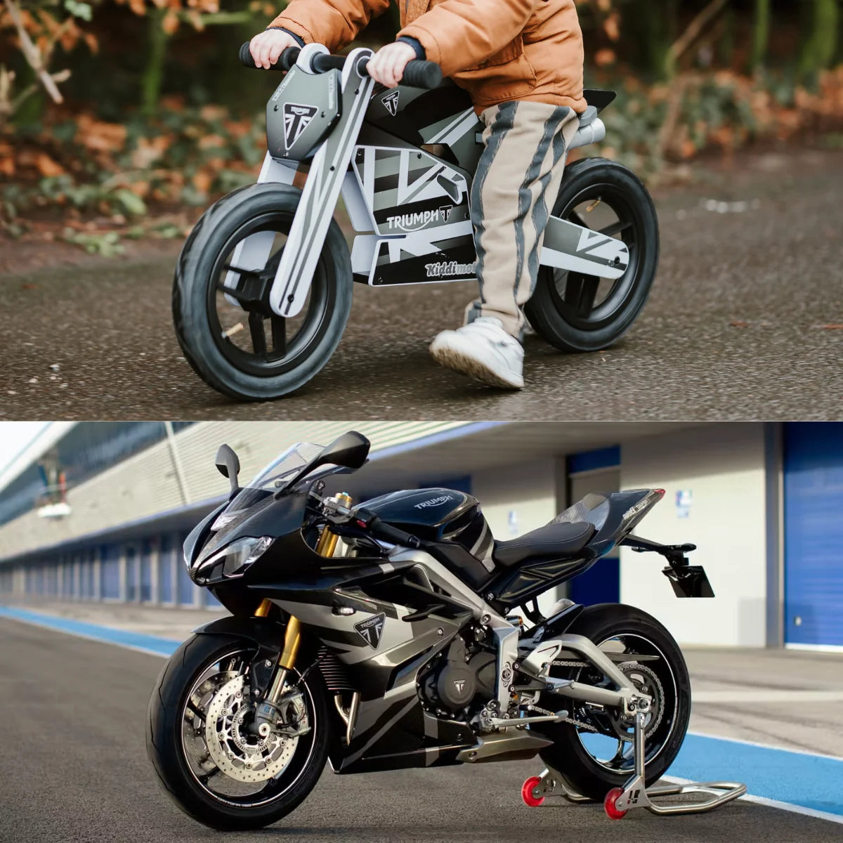 Kiddimoto Triumph Daytona 765 Balance Bike