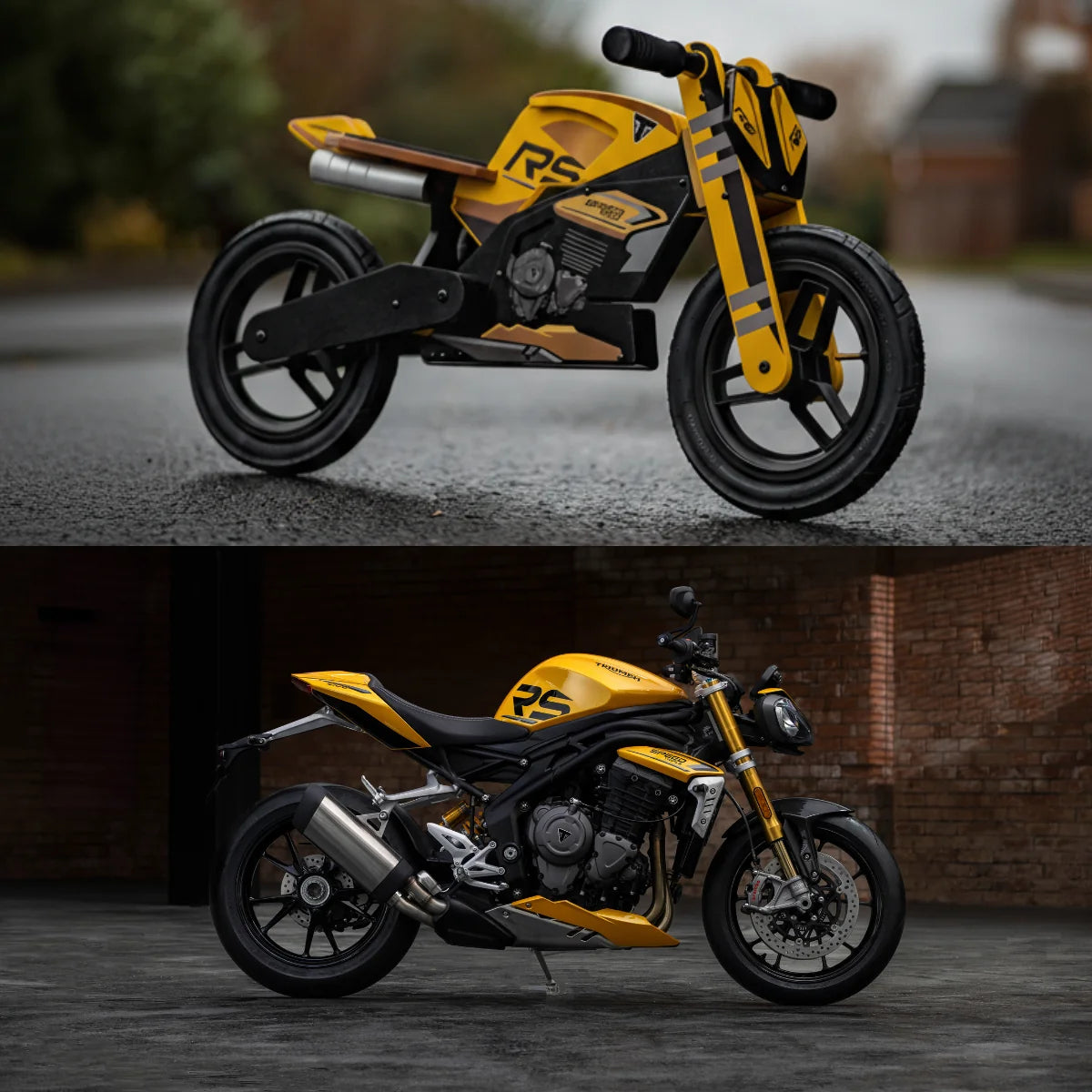 Kiddimoto Triumph Speed Triple 1200 RS Balance Bike