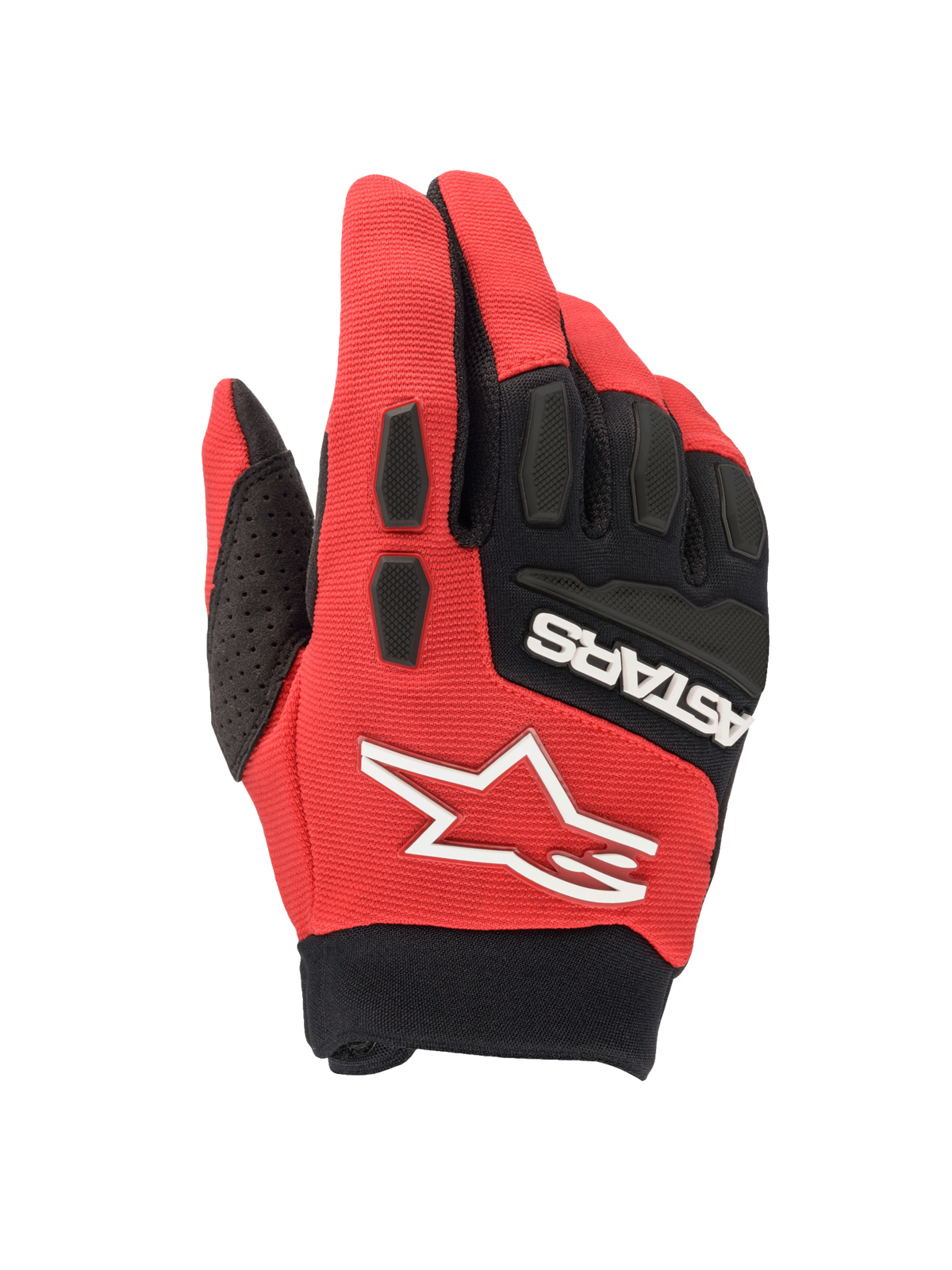 Alpinestars Youth Full Bore Gloves - Bright Red/Black