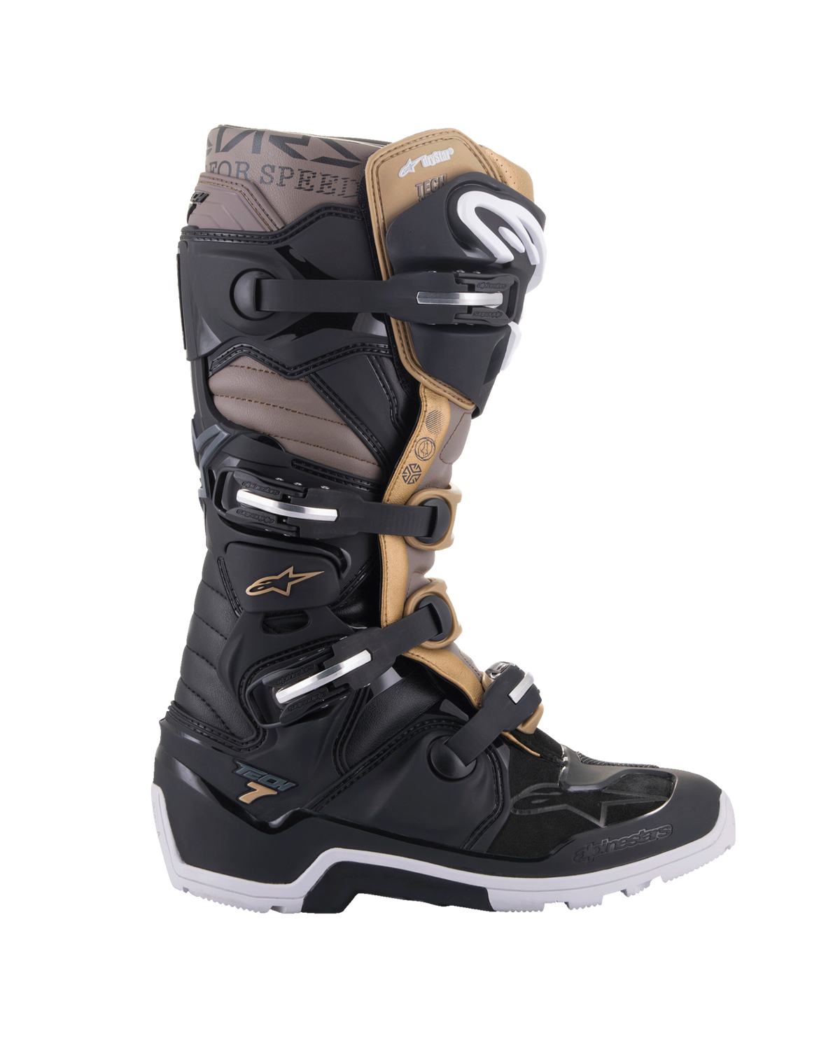 Alpinestars Tech 7 Enduro Drystar Boots - Black/Gray/Gold