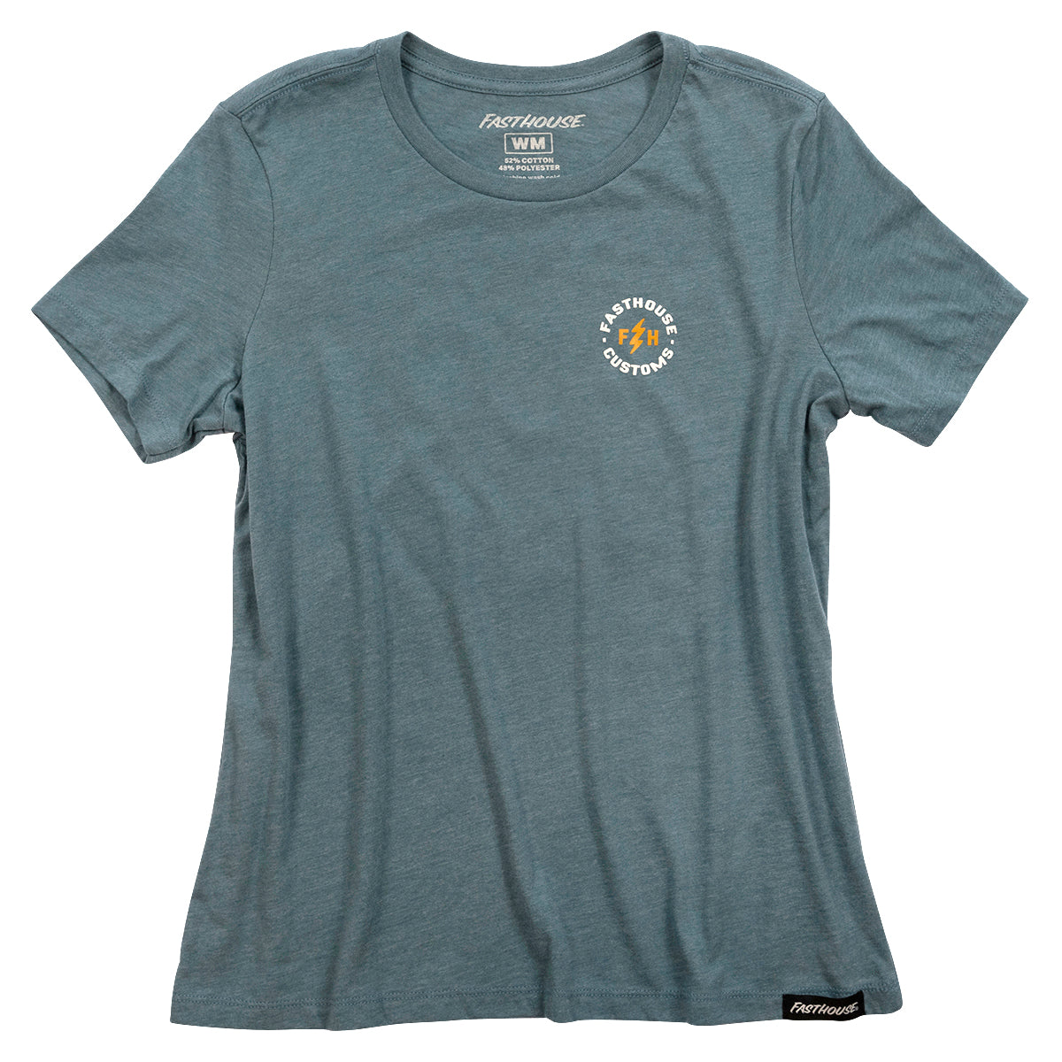 Fasthouse Womens Easy Rider Tee - Heather Slate