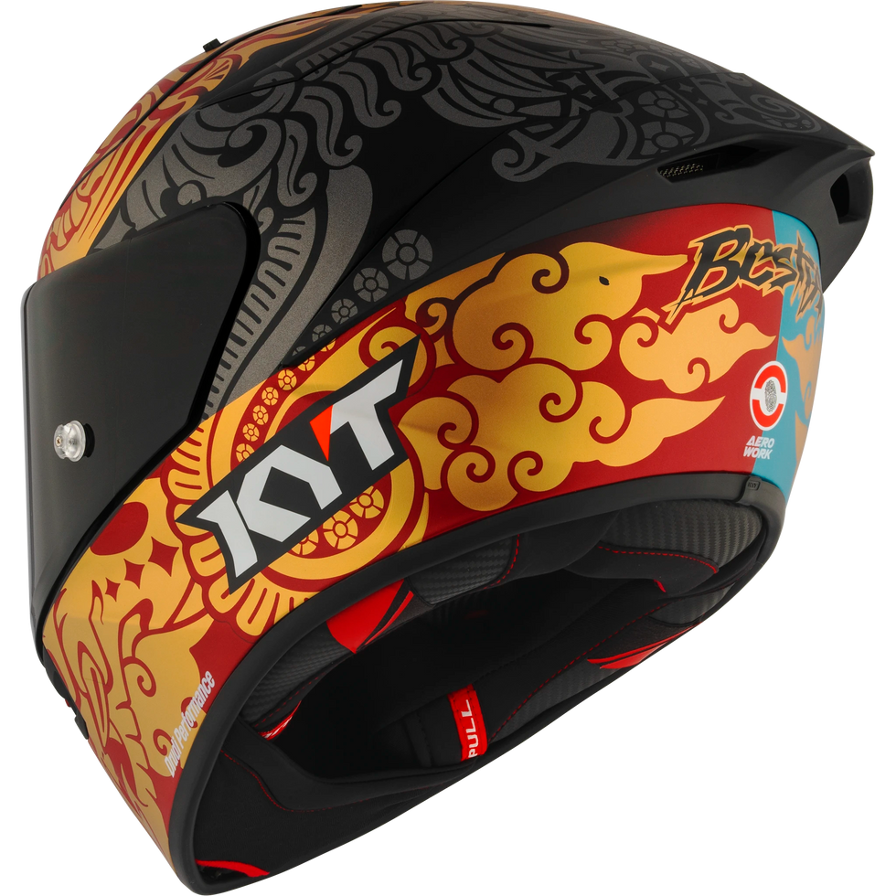 KYT KX-1 Race Bastianini Indonesia 2023 Helmet - Bastianini Indonesia 2023