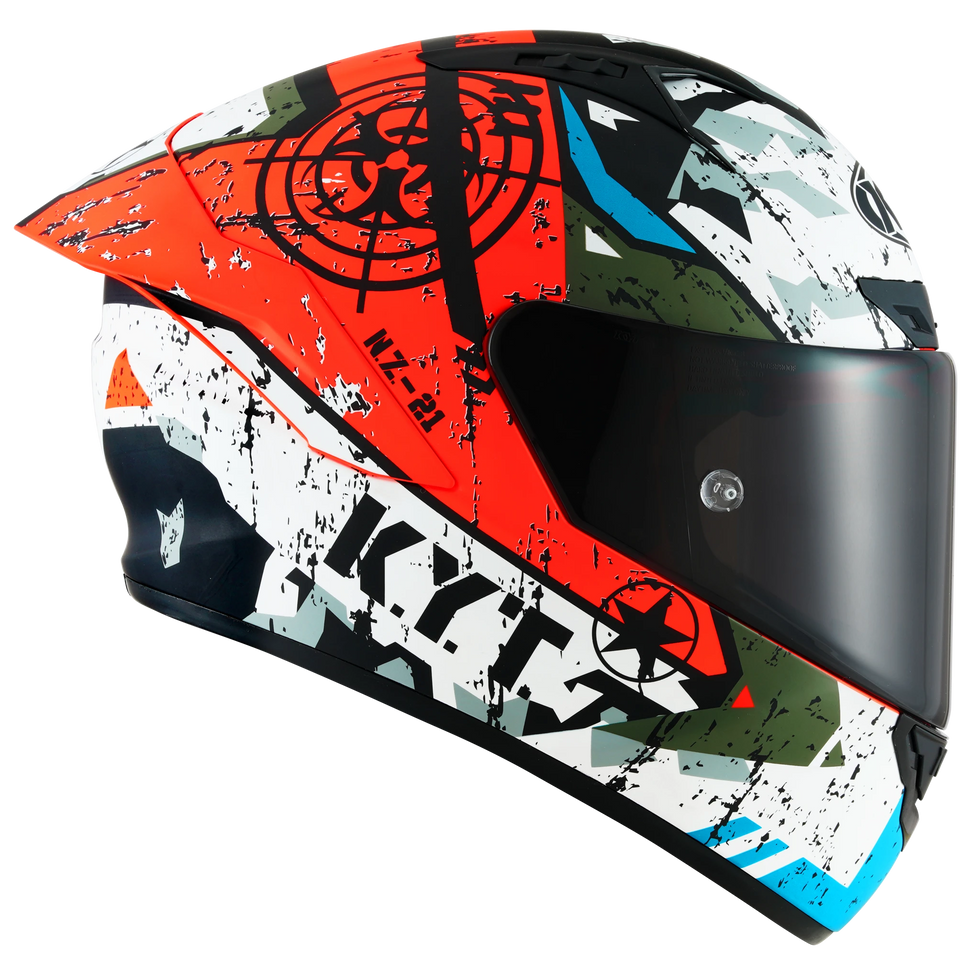KYT NZ-Race Blazing Helmet - Matte Red