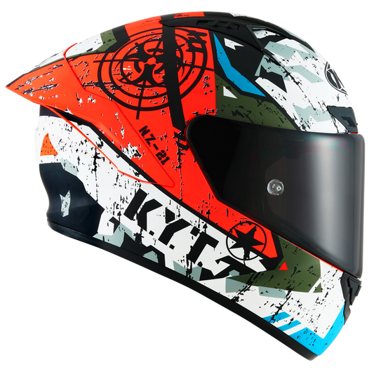 KYT NZ-Race Blazing Helmet - Matte Red