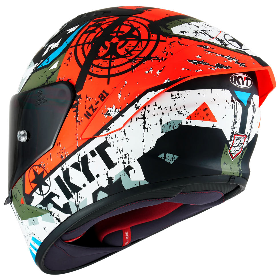 KYT NZ-Race Blazing Helmet - Red