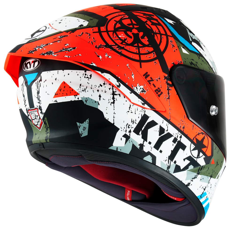 KYT NZ-Race Blazing Helmet - Red