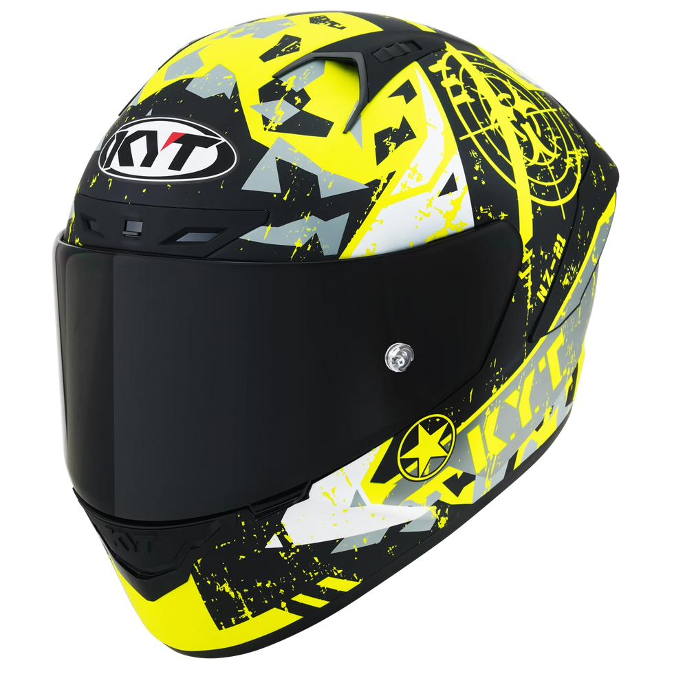KYT NZ-Race Blazing Helmet - Yellow