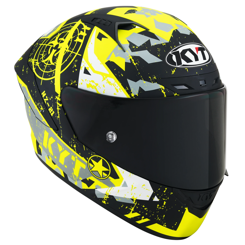 KYT NZ-Race Blazing Helmet - Yellow