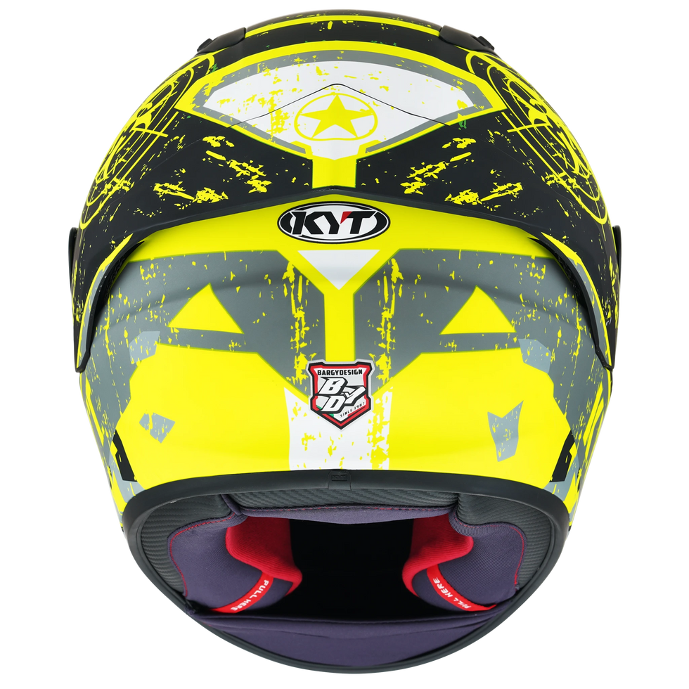 KYT NZ-Race Blazing Helmet - Yellow