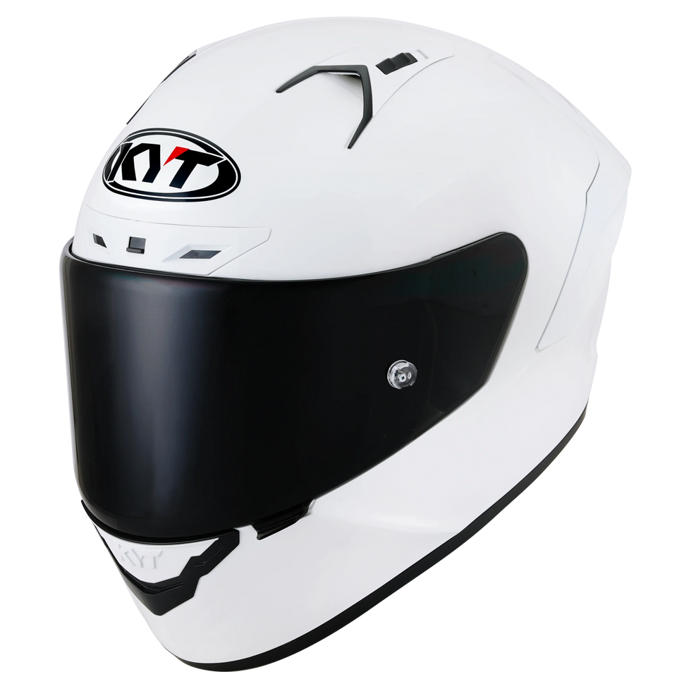 KYT NZ-Race Solid Helmet - Plain White