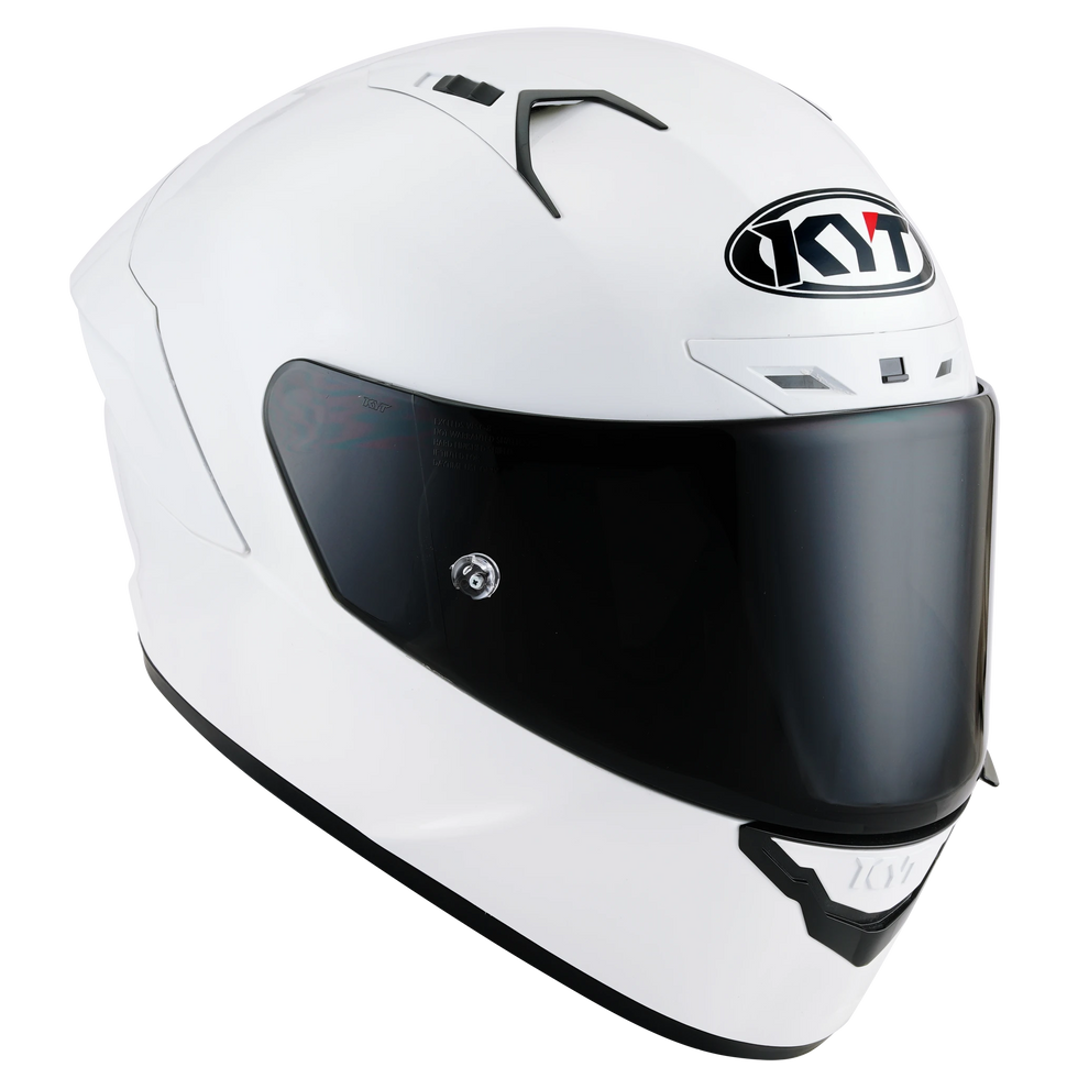 KYT NZ-Race Solid Helmet - Plain White