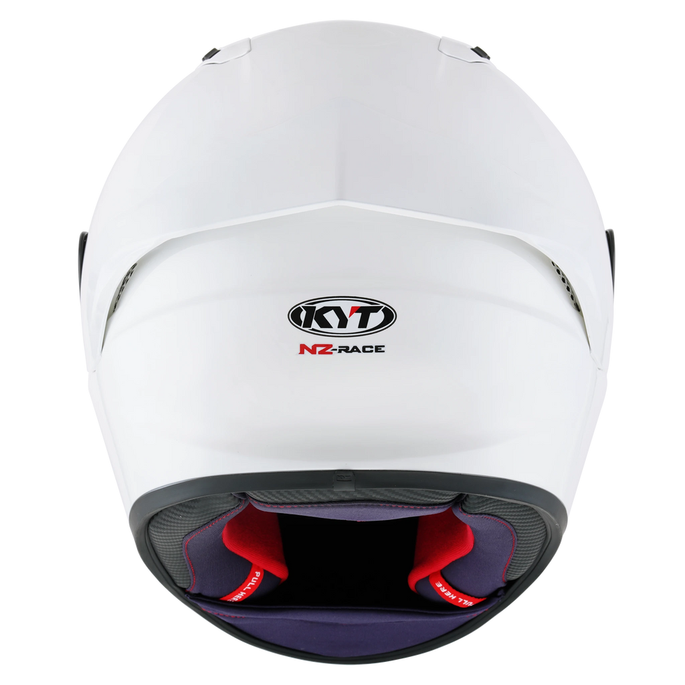 KYT NZ-Race Solid Helmet - Plain White