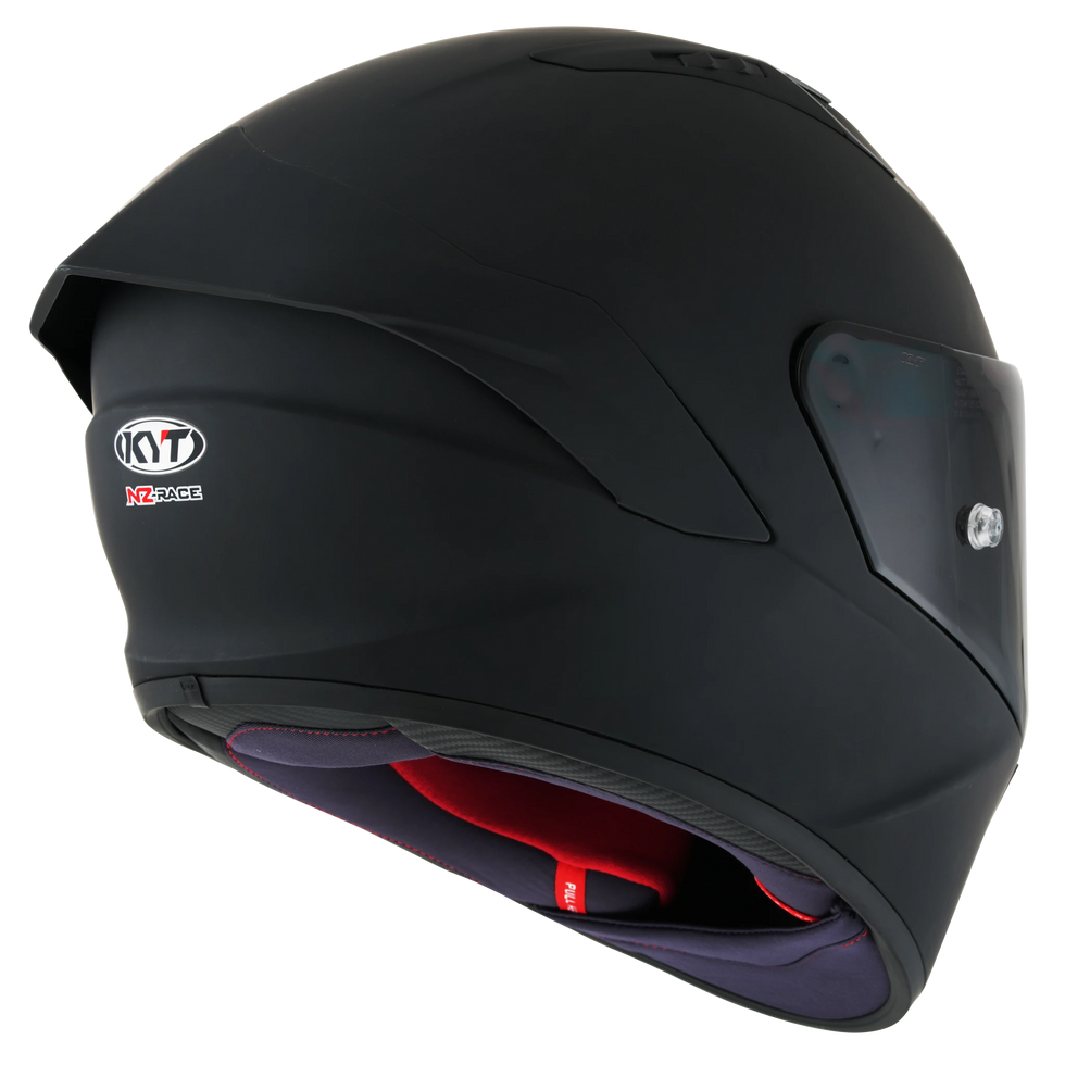 KYT NZ-Race Solid Helmet - Black