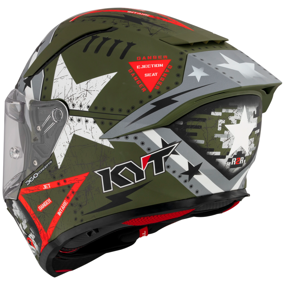 KYT R2R Assault Helmet - Army Green