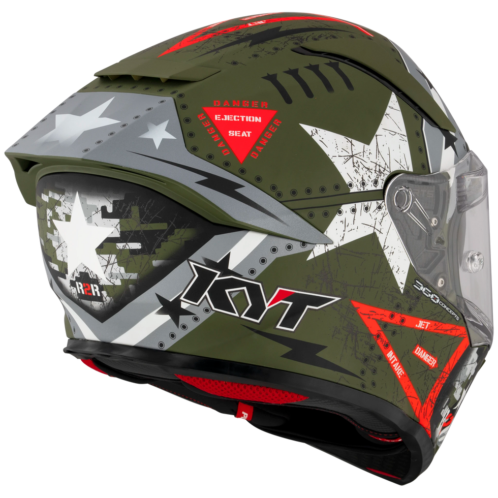 KYT R2R Assault Helmet - Army Green