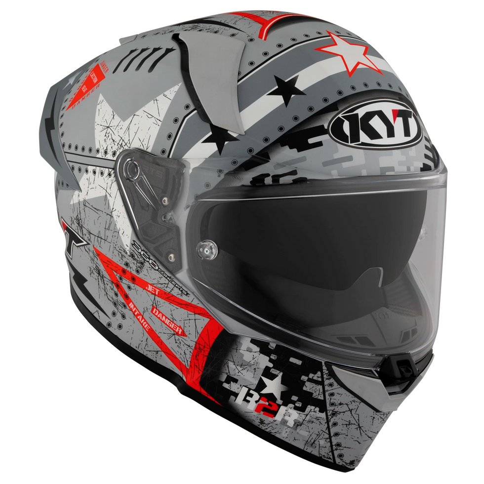 KYT R2R Assault Helmet - Grey