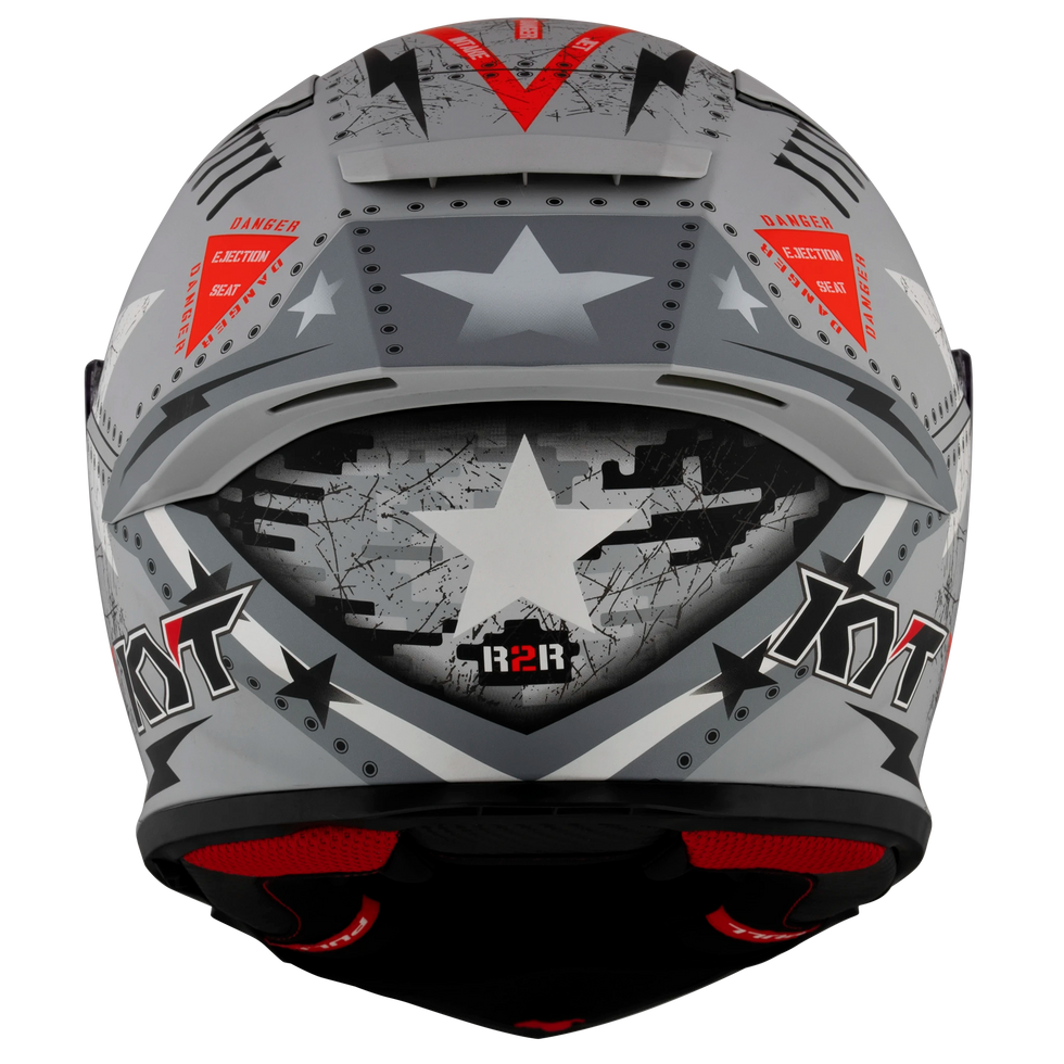 KYT R2R Assault Helmet - Grey