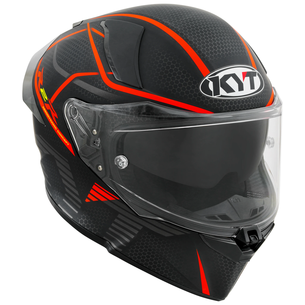 KYT R2R Concept Helmet - Black/Red