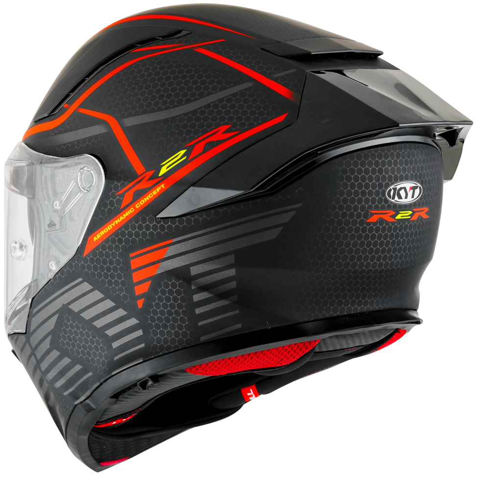 KYT R2R Concept Helmet - Black/Red