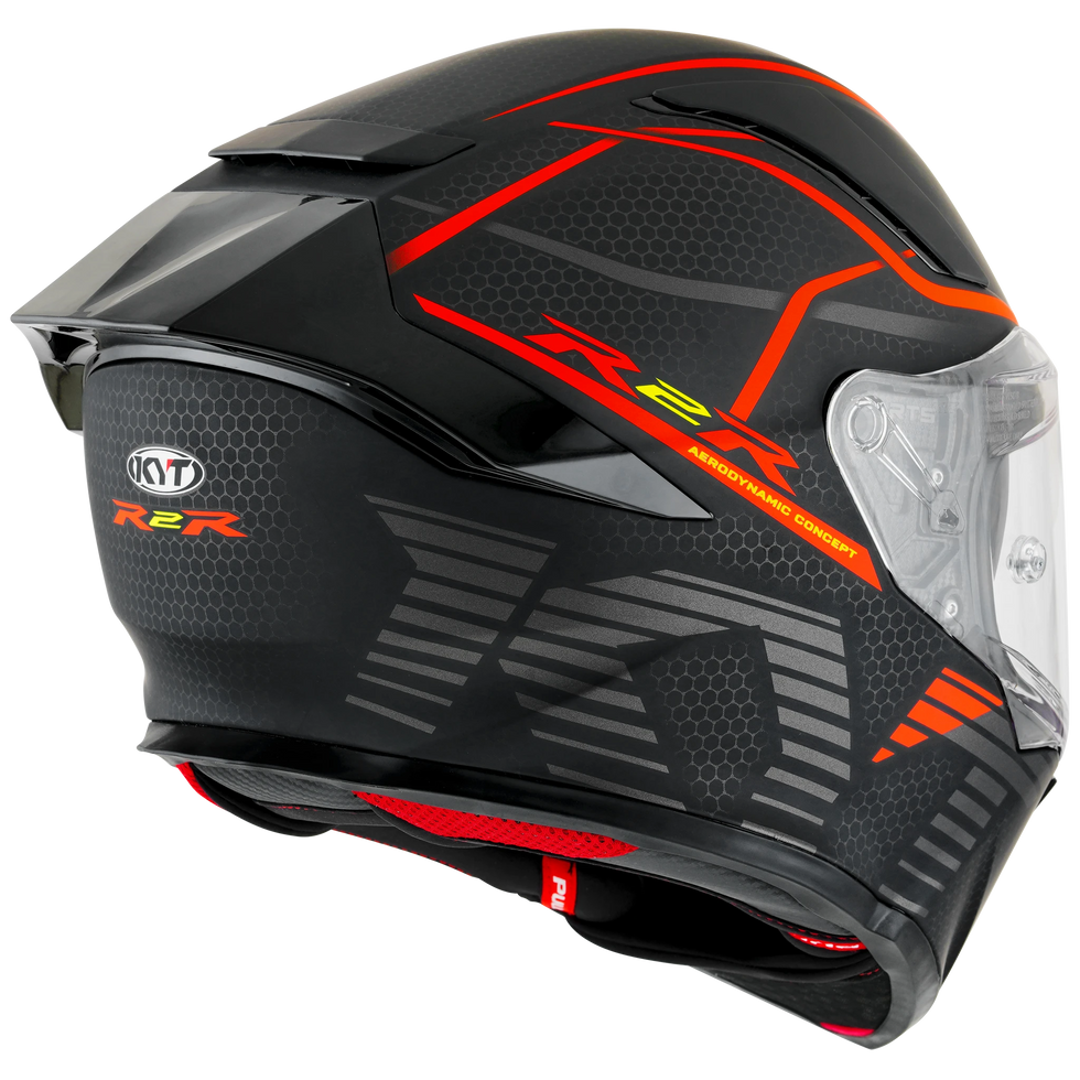 KYT R2R Concept Helmet - Black/Red