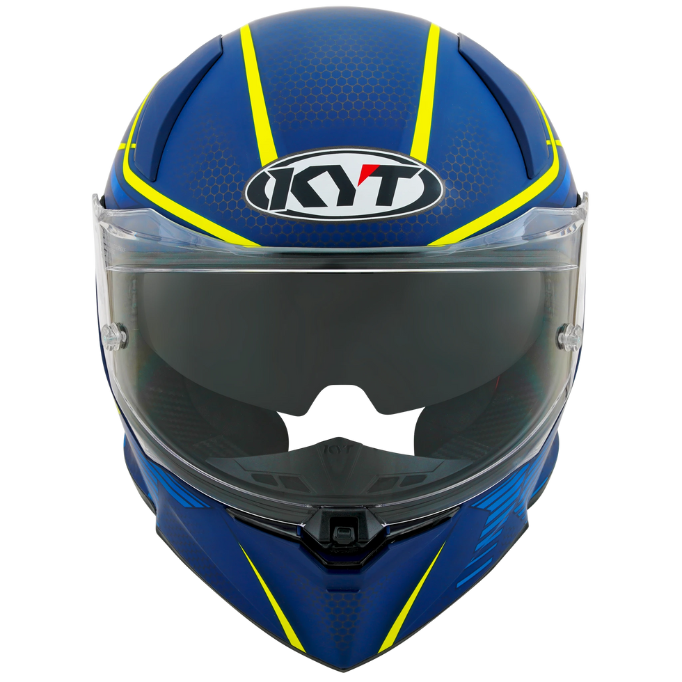 KYT R2R Concept Helmet - Blue/Yellow