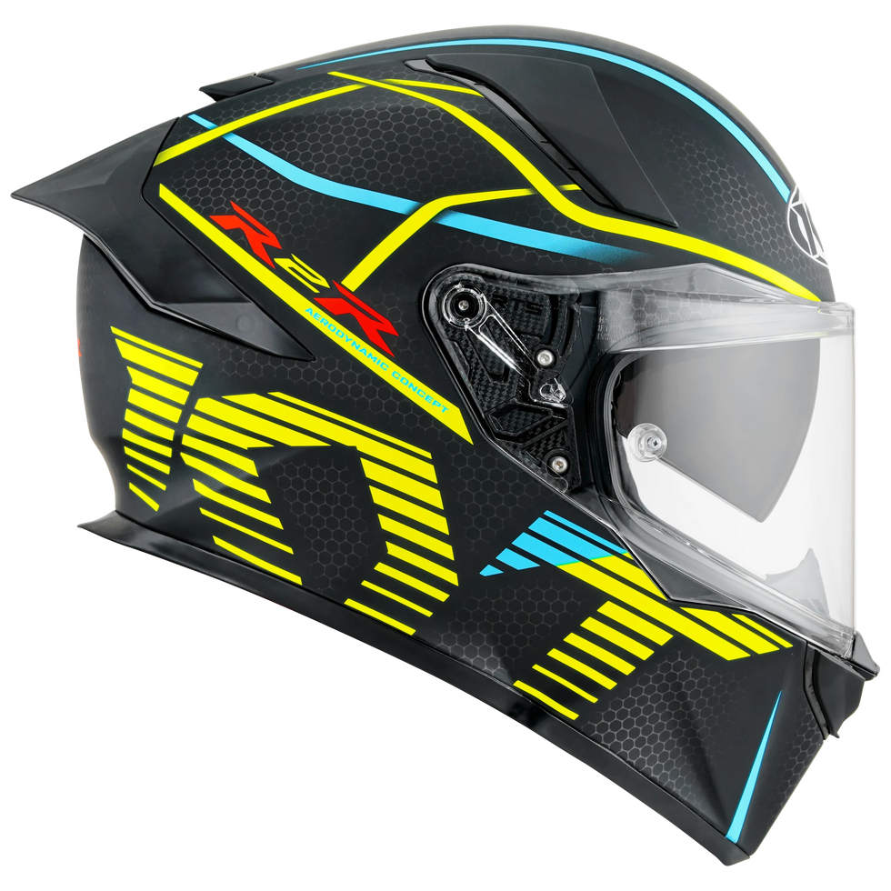 KYT R2R Concept Helmet - Matte Black/Yellow