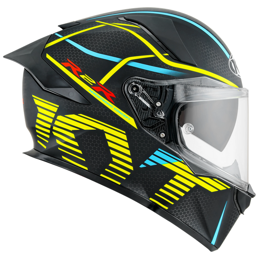 KYT R2R Concept Helmet - Matte Black/Yellow