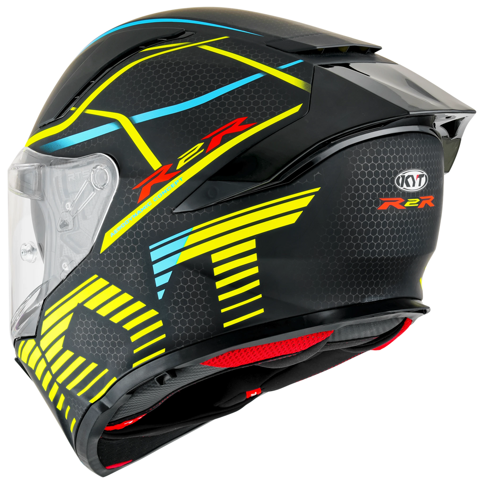 KYT R2R Concept Helmet - Black/Yellow