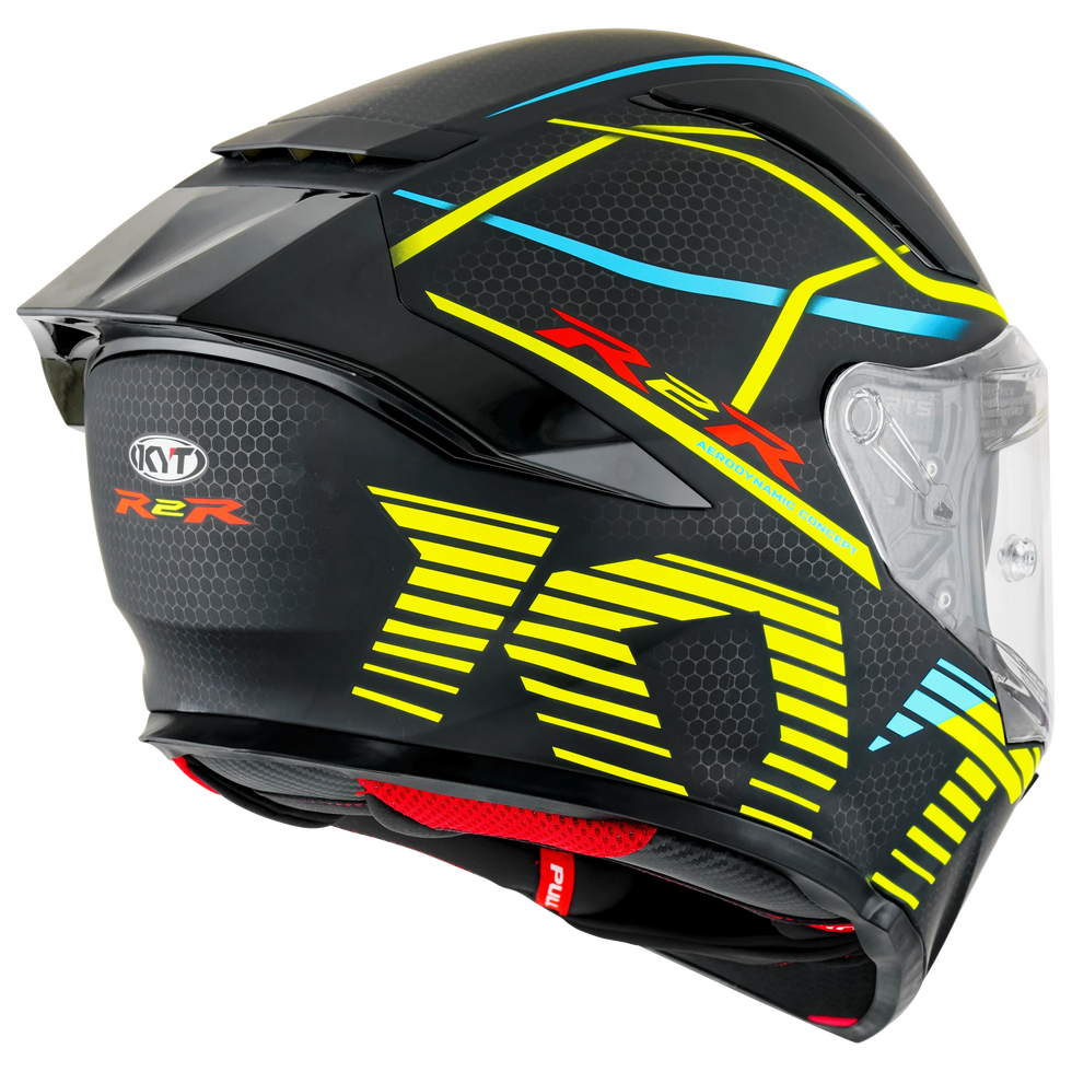 KYT R2R Concept Helmet - Black/Yellow