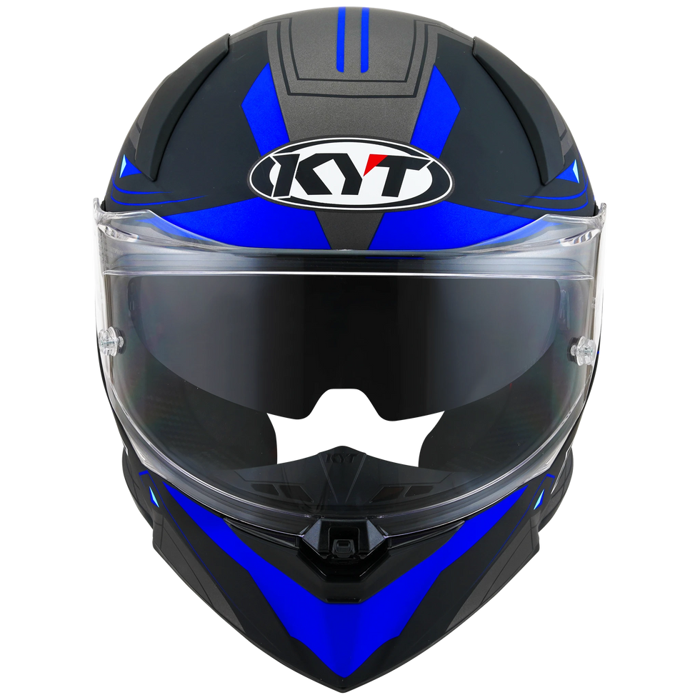 KYT R2R LED Helmet - Blue/Black
