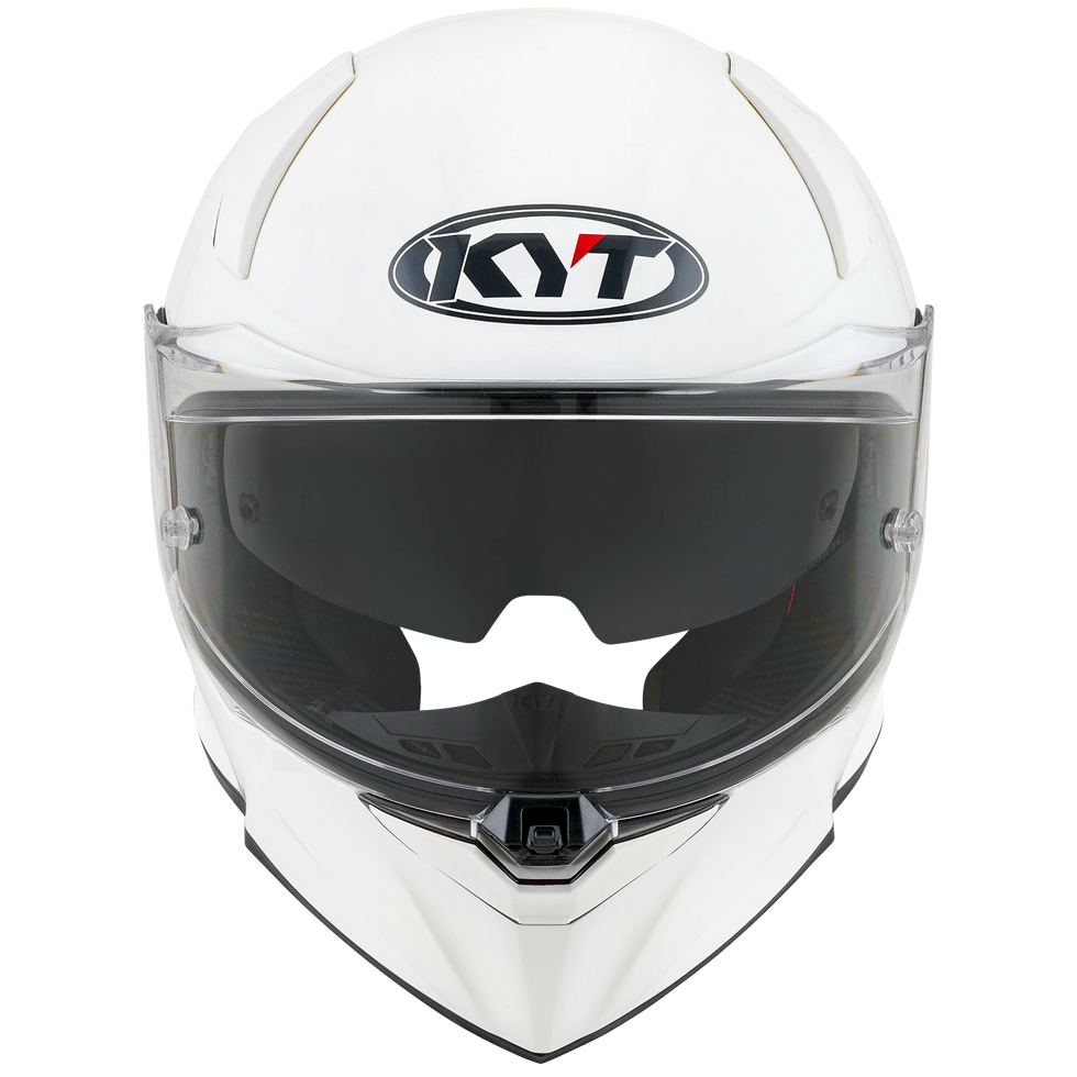 KYT R2R Solid Helmet - White