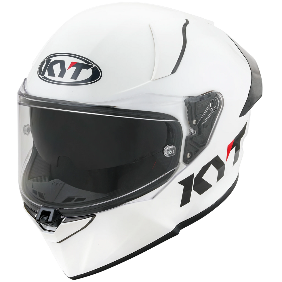 KYT R2R Solid Helmet - White
