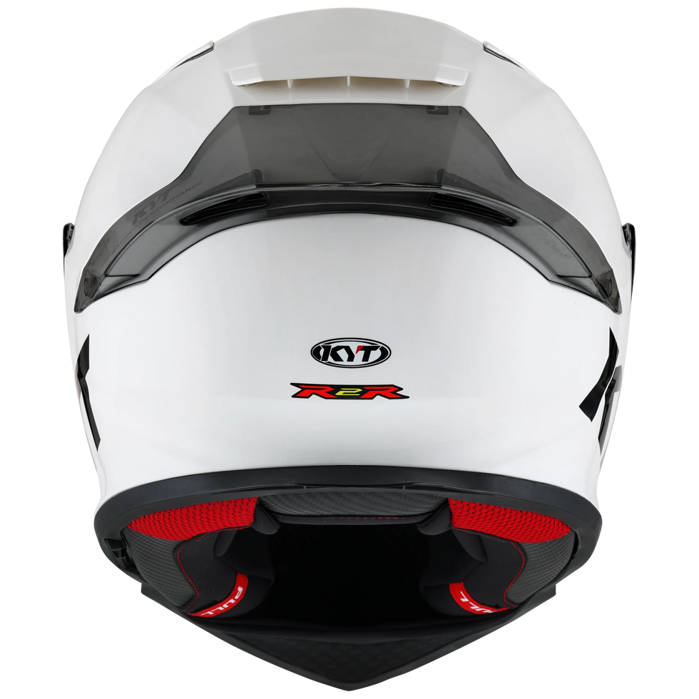 KYT R2R Solid Helmet - White